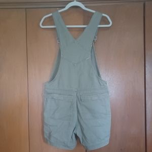 2pairs of womens short overalls size med